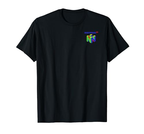 Nintendo Chest Pocket N64 Logo Graphic T-Shirt T-Shirt