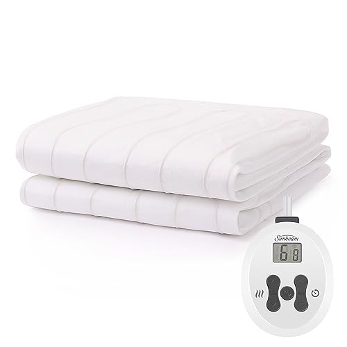 Sunbeam Restful Heated Mattress Pad - Twin, White