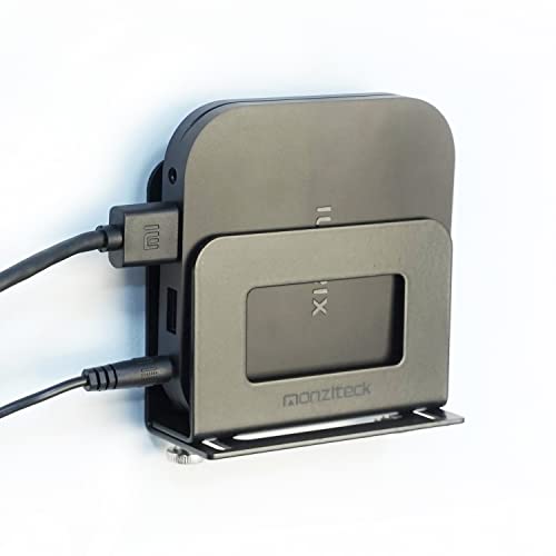 Monzlteck Adjustable Small Device Wall Mount Holder for Apple TV,ROKU,Router,Modem and Other Media Players