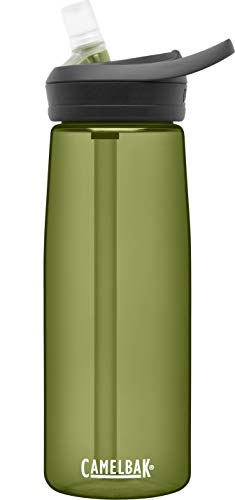 CamelBak eddy+ Water Bottle with Tritan Renew – Straw Top 25oz, Olive