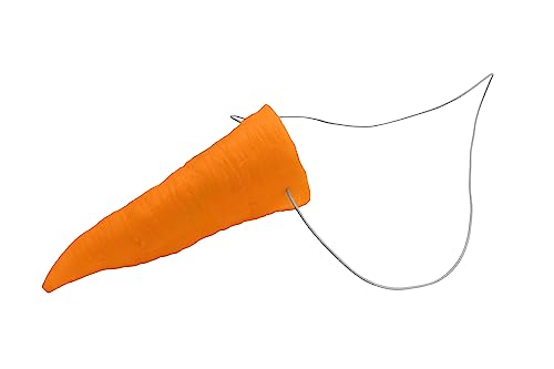 Nicky Bigs Novelties Adult Cosplay Snowman Orange Carrot Nose Costume Prop Latex F/X Winter Accessory