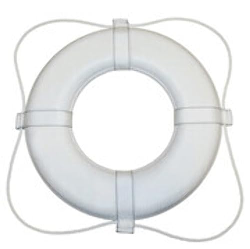 Jim-Buoy GW-24 U.S.C.G. Approved G-Series Life Ring - 24', White