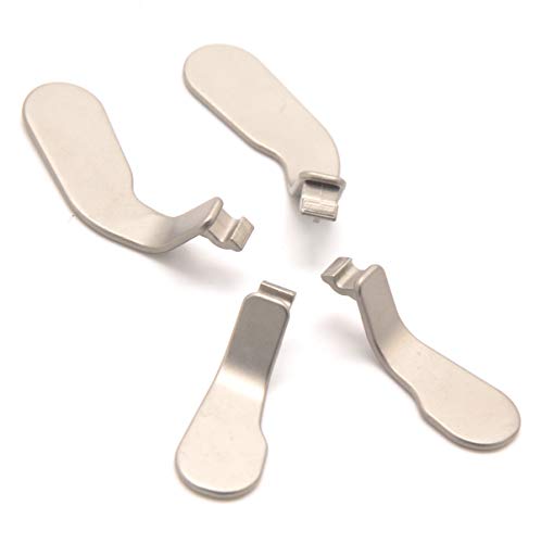 Deal4Go 4 Metal Paddles Mod Replacement Parts Kit for Xbox one Elite Controller Accessories (2 Upper Paddles + 2 Lower Paddles)