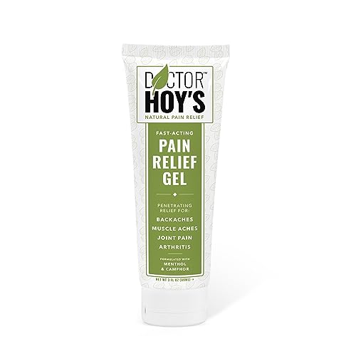 DOCTOR HOY'S Natural Pain Relief Gel, Topical Arnica Anti-Inflammatory Gel for Arthritis, Joint Pain, and Muscle Strains - Clean, safe and effective pain relief