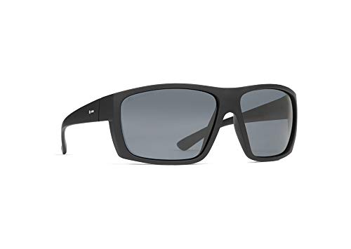 Dot Dash Shizz Polarized Sunglasses,OS,Black Satin/Grey