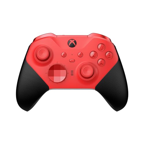 Xbox Elite Series 2 Core Wireless Gaming Controller – Red – Xbox Series X|S, Xbox One, Windows PC, Android, and iOS