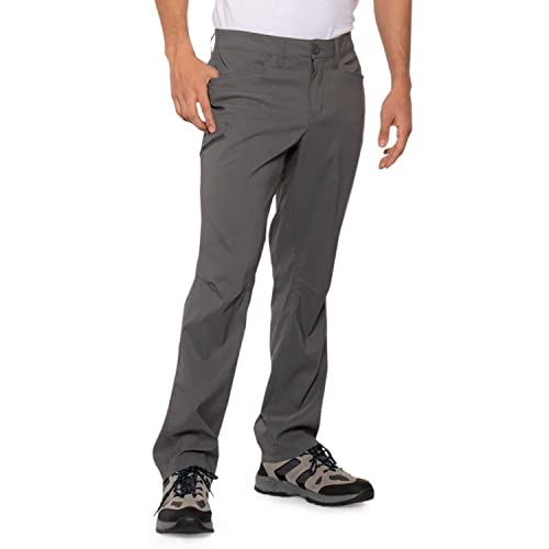 Eddie Bauer Men's Guide Pro Rainier Pants, Smoke, 34W x 30L