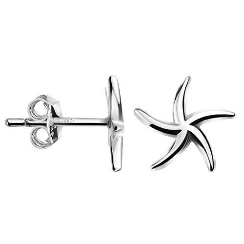 SOFIA MILANI - Women's Earrings 925 Silver - Starfish Stud Earrings - 20765