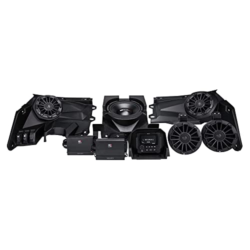 MB Quart MBQX-STG5-1 X3 Radio, Speakers, Rear Cans, Sub, Amps,Black