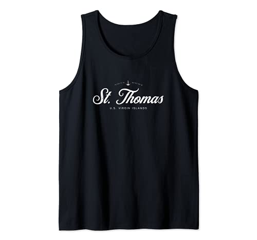 St. Thomas Vintage Retro Tank Top