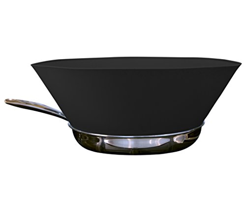 Frywall 10 (Medium) - Black - Splatter Guard, as Seen on Shark Tank