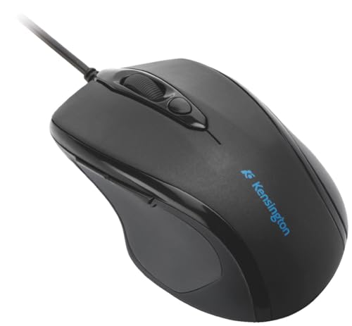 Kensington Pro Fit USB Wired Mid-Size Mouse, Gray