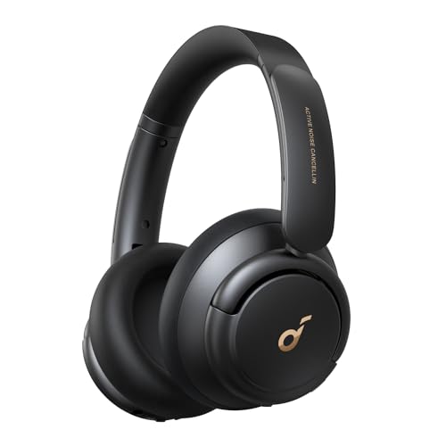 Soundcore by Anker Life Q30 Hybrid Active Noise Cancelling Headphones with Multiple Modes, Hi-Res Sound, Custom EQ via App, 40H Playtime, Comfortable Fit, Bluetooth, Multipoint Connection