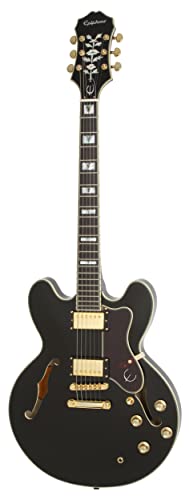 Epiphone Sheraton II PRO Gold Hardware, Ebony