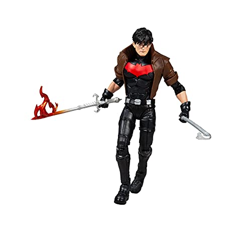 McFarlane DC Multiverse | 7 inch Action Figure | RED Hood Unmasked (Gold Label), 15170-1