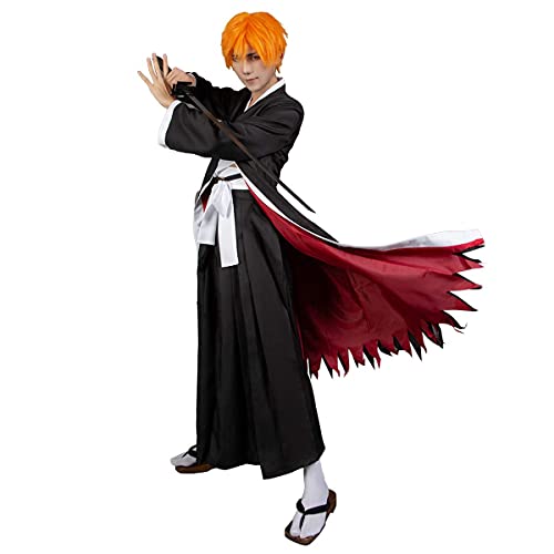CosFantasy Kurosaki Ichigo Cosplay Costume mp003090 (Medium)