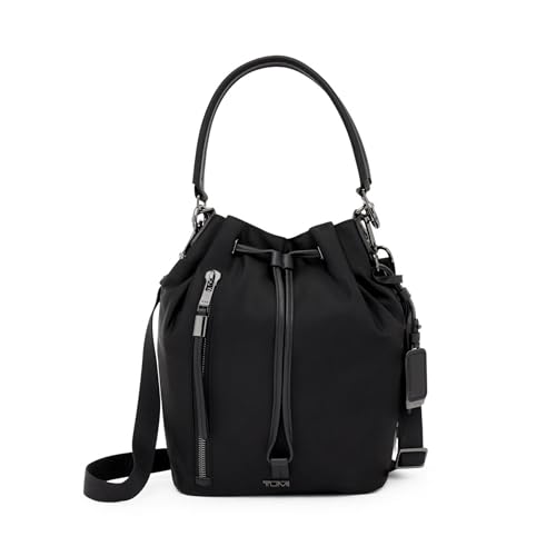 TUMI Voyageur Sabetha Bucket Crossbody - Black/Gunmetal