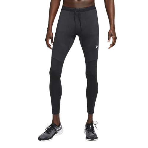 Nike Men Phenom Elite Running Tights (Medium, Black)