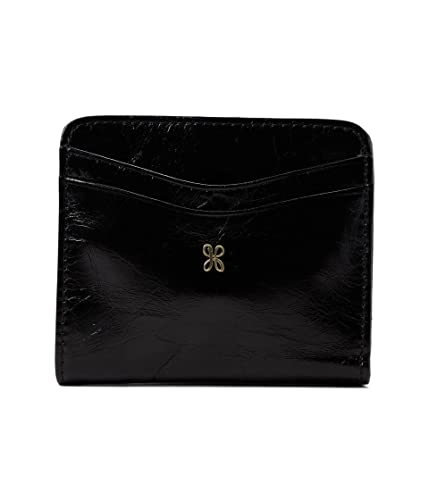 HOBO Max Mini Bifold Wallet For Women - Leather Construction With Snap Closure, Gorgeous and Functional Ladies Wallet Black One Size One Size