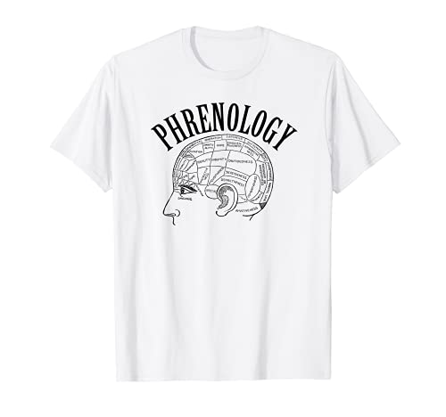 Phrenology Chart Head Pseudoscience T-Shirt