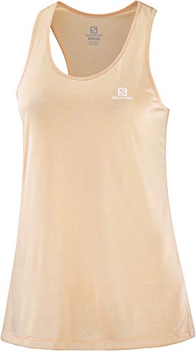 Salomon Women's Standard Tank, Almond Cream, L