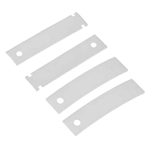 WE1M333 WE1M1067 Dryer Drum Bearing Slide Glide kit, Replace WE1M333 AP3206716 WE1M481 WE1M316 AP5668531 WE1M507, Replacement for GE, Kenmore, Hotpoint, Sears, RCA (Pack of 4)