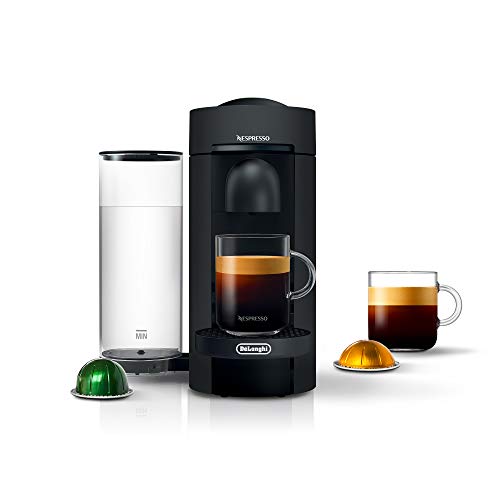 De'Longhi Nespresso VertuoPlus Coffee and Espresso Machine by De'Longhi, 38 ounces, Matte Black