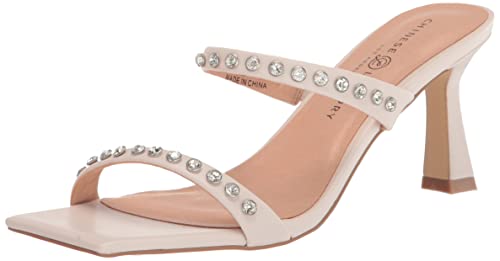 Chinese Laundry Women's Yo Heeled Sandal, Cream, 7