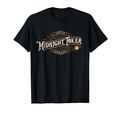 Joker Smoker Midnight Toker Vintage 420 T-Shirt