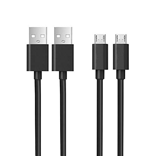 [2-Pack] USB Micro Cable Charging Cord Compatible Samsung Galaxy Note, Tab A, E, S2, 3, 4, 7.0' 8.0' 9.6' 9.7' 10.1', SM-T280/ 350/580/ 113/377/ 560/713/ 813/230/530 Tablet