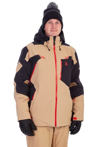 Spyder Men's Leader Jacket, Tannin, Medium