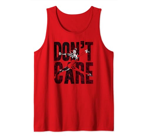 Harley Quinn Don't Care Tank Top