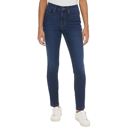 Calvin Klein Jeans Women High Rise Skinny Jean (8, Dark Blue (Pacific))