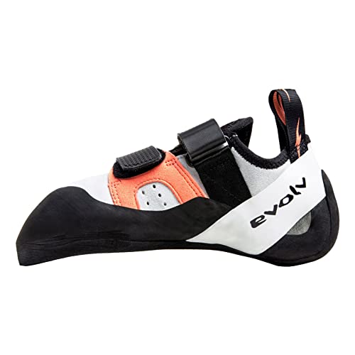 EVOLV Geshido Climbing Shoes - Women's White/Coral/Black 7.5