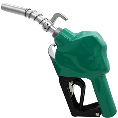 3/4'NPT Automatic Fuel Nozzle, LIYYOO Auto Shut-Off Fuel Nozzle, High Flow Automatic Fuel Nozzle, Car Fuel Filling Nozzle, Suitable for Filling Diesel,Kerosene and Various Gasoline(13/16'Spout,16GPM)