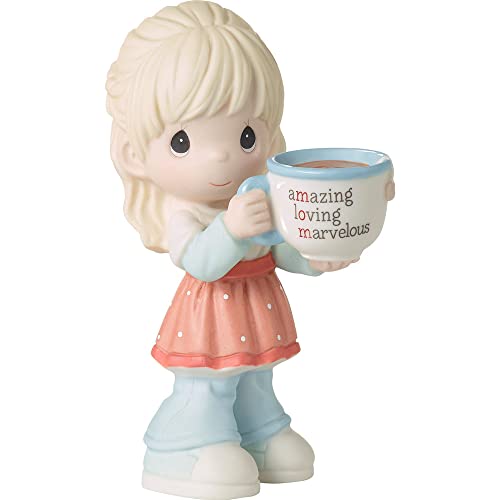 Precious Moments 223007 Mom, You’re Amazing Blonde Girl Bisque Porcelain Figurine