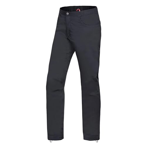 Ocun Men’s Drago Organic Pants, Breathable Organic Cotton Rock Climbing & Bouldering Pants, Anthracite Dark Navy, Medium