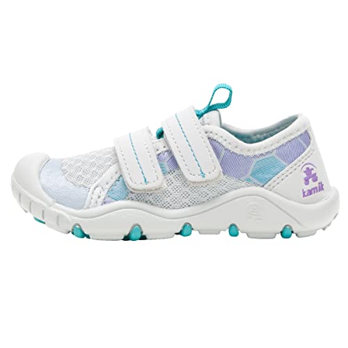 Kamik Girl's Overpass (Toddler/Little Kid/Big Kid) Gray/Teal 5 Big Kid M