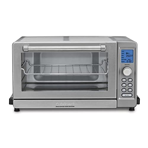 Cuisinart TOB-135N Deluxe Convection Toaster Oven Broiler, Brushed Stainless, Silver