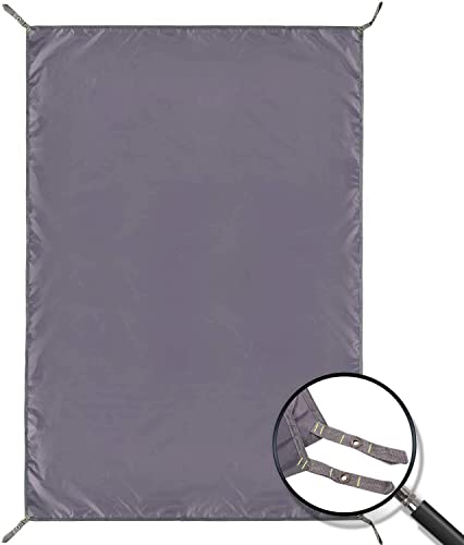 REDCAMP Waterproof Camping Tent Tarp - 55'x83', 4 in 1 Multifunctional Tent Footprint for Camping, Hiking and Survival Gear, Lightweight and Compact