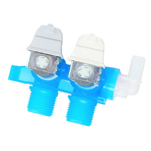 Washer Water Inlet Valve Replaces For Maytag MHWE450WW00 MHW6000XW0 MHW6000XG0 MHW6000XG1 MHW6000XG2 MHW6000XR0 MHW6000XR1 MHW6000XR2 MHW6000XW1 Front load
