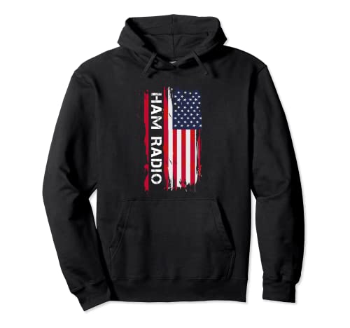 Amateur Ham Radio, USA Radio DJ Pullover Hoodie