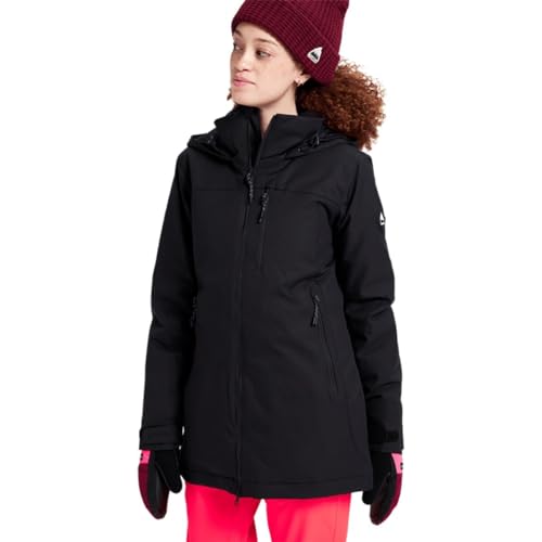 Burton Women's Lelah 2L Insulated Waterproof Snow Jacket (US, Alpha, Medium, Regular, Regular, True Black)