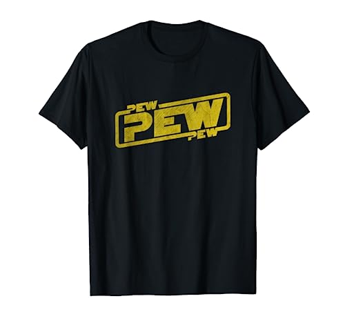 Pew Pew Pew - Blockbuster Movie Quote T-Shirt