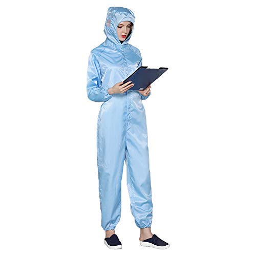 Reusable Workwear With Elastic Wrist and Ankle Cuffs, Dust-proof And Anti-static, Coverall Suit with Zip Front Opening