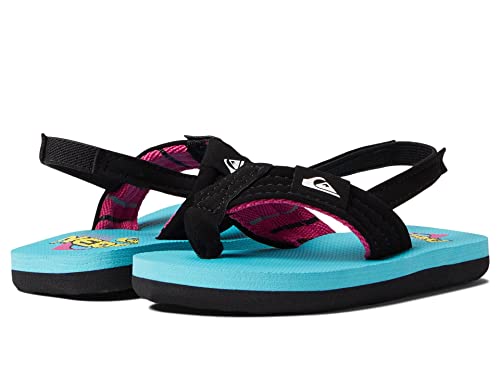 Quiksilver Baby Boy's Nerf Molokai Layback (Toddler) Black/Blue/Black 9 Toddler M