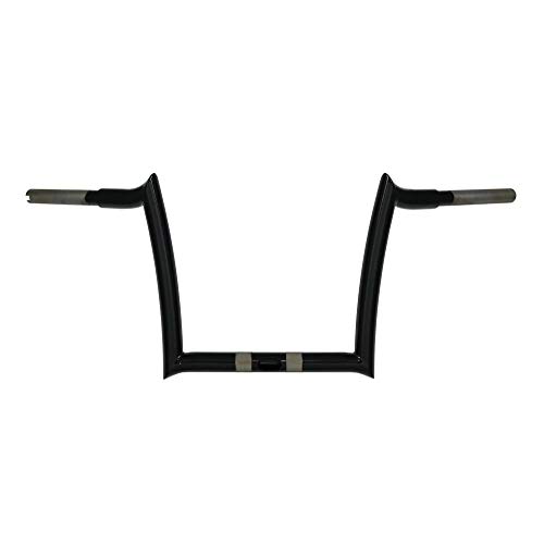 Paul Yaffe's Bagger Nation OEMB125-14 B Black 14' Bagger Monkey Bars Handlebar (for 1998-2013 Harley-Davidson Road King and Road Glide Models, 1-1/4')