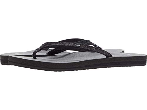 Sanuk Yoga Joy Sparkle Black Sparkle 9 B (M)