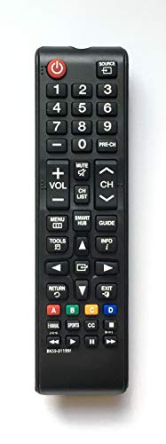 Replacement Remote Control BN59-01199F for Samsung LN46C530, LN46C530F1F, LN46C530F1FXZA, LN46C530F1FXZAAA01, LN46C530F1FXZAAA03 LCD LED HDTV Smart TV