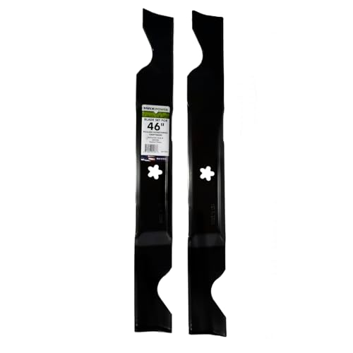 MaxPower 561739B 2-Blade Set for 46' Cut Craftsman, Husqvarna, Poulan Replaces 405380, 532-405380, PP21011,Black